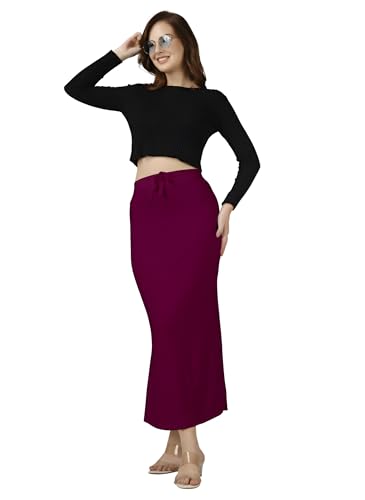 Image of Nexsus Stretchable Saree Shapewear | Petticoat for Women | Cotton Blended | Skirts for Women | Shape Wear Dress for Saree | Available in 80+ Colors and Plus Sizes