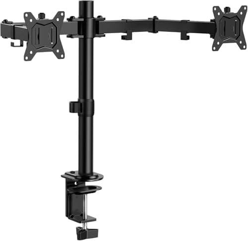 ErGear Dual Monitor Stand, Heavy Duty Adjustable Monitor Desk Mount for 2 Screens up to 32 Inches, Fully Adjustable Height, Tilt, Swivel, Rotate, Supports 17.6 lbs per Monitor Arm, Easy Installation ErGear Dual Monitor Stand, Heavy Duty Adjustable Monitor Desk Mount for 2 Screens up to 32 Inches, Fully Adjustable Height, Tilt, Swivel, Rotate, Supports 17.6 lbs per Monitor Arm, Easy Installation