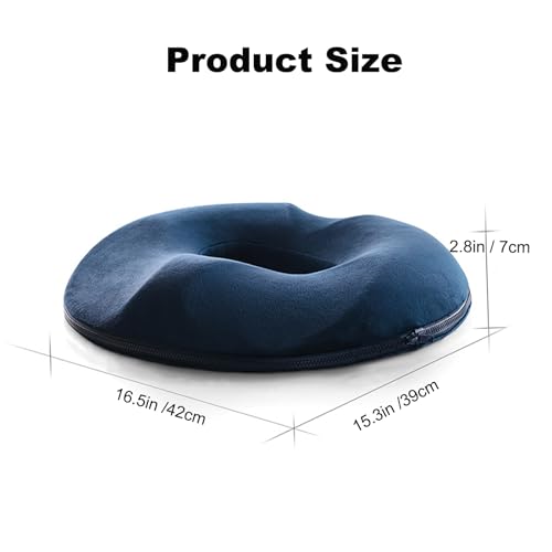 Generic Donut Pillow Hemorrhoid Tailbone Cushion, Ergonomic Memory Seat Cushion For Pain Relief Prostate/Sciatica/Pelvic Floor/Sit Pressure Sores thumb #4