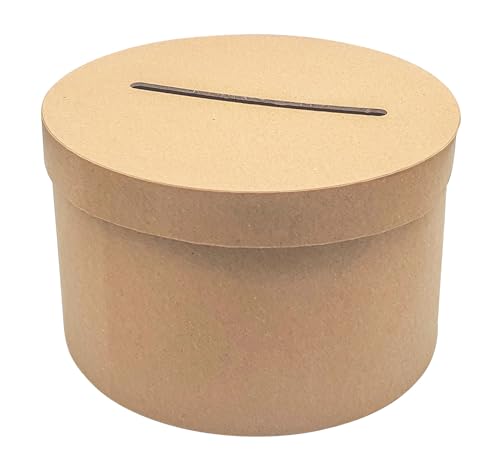 MÉGACRÉA Urne Ronde Kraft 24,5 x 24,5 x 15 cm