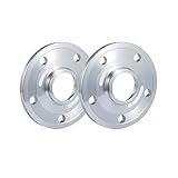 5x112 Wheel Spacers 66.6mm Centeric Forged Aluminum Car Hub Adapter Wheel Gasket Compatible With Mercedes Benz BMW Audi(20mm Silver)