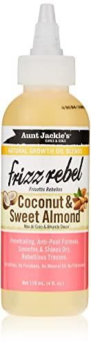 Aunt Jackie's Curls & Coils Frizz Rebel Coconut & Sweet Almond Oil - 4 oz