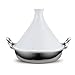 Cooks Standard Multi-Ply Clad Stainless Steel Tagine with 2 Handle and Extra Glass Lid, 4.5-Quart