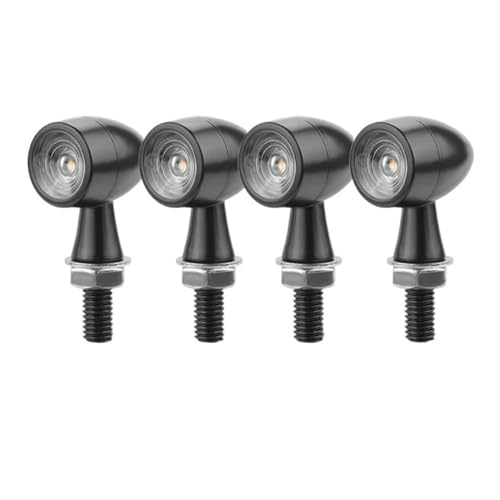 Clignotant moto feu stop rouge DRL LED 12V 4x indicateurs Bullet