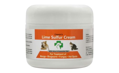 Classic's Lime Sulfur Pet Skin Cream (2 oz), Pet Care and Veterinary Treatment for Itchy and Dry Skin