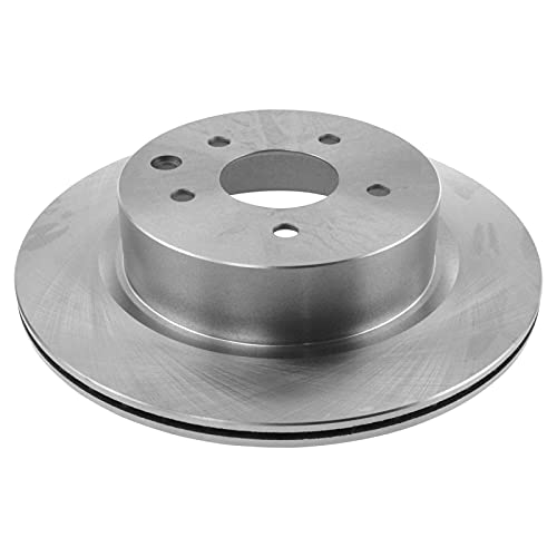 Image of TRQ Rear Brake Pad and Rotor Set Semi Metallic Vented Rotors