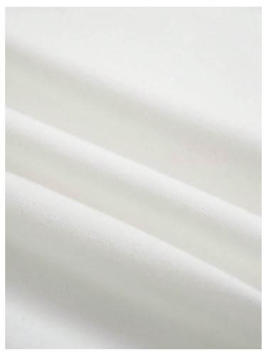 Verdusa Girl's Letter Print Casual T Shirt Short Sleeve Round Neck Tee Tops White Green 12Y4