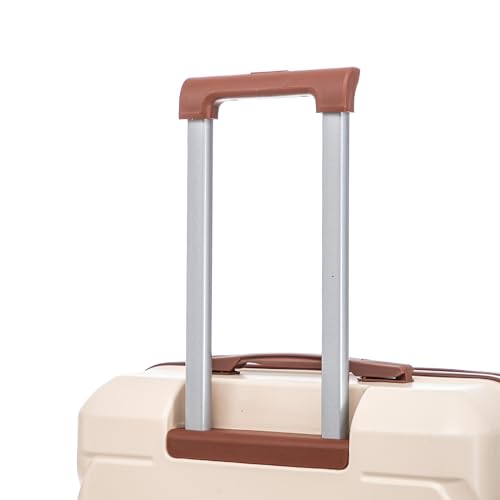 Image of Luggage 3 Pcs Sets ABS Hardside Luggage Set Spinner Wheel Suitcase