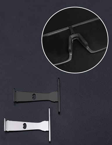 Image of Metallic Replacement Wicket for Oakley Sutro OO9406 /Sutro Asian Fit OO9406A /Sutro S OO9462 Sunglasses - Black+Silver