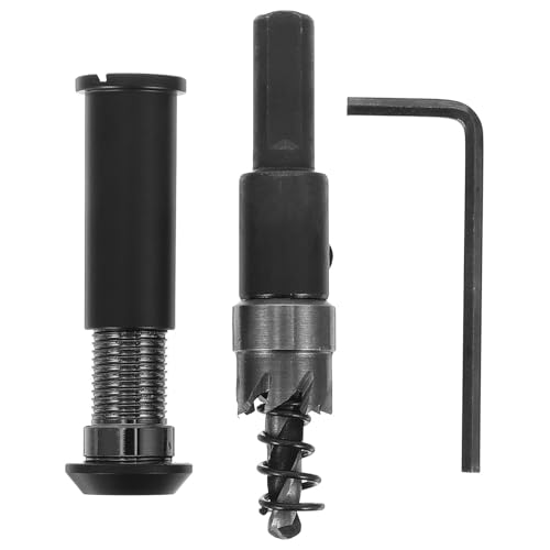 Visor de Mirilla con Protector y Cubierta de Privacidad con Broca de 12mm a Prueba de Palanca para Puerta Compatible con Puertas de Madera y Metal o Seguridad en Portón miniatura 1