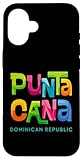 Punta Cana, República Dominicana, Diseño Tropical Retro Carcasa para iPhone 16