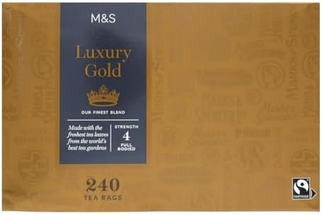 大容量】240ティーバッグ M&S 紅茶「Luxury Gold」（750g）