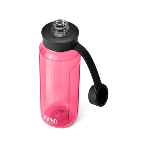 Image of YETI Yonder Water Bottle with Yonder Tether Cap, Lightweight, Leakproof and BPA-Free