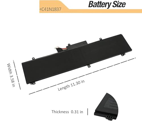 Image of C41N1837 Laptop Battery for ASUS ROG Zephyrus G15 GA501I GA502 GA502D GA502DU GA502GU GA502IV GU502 GU502DU GX502GW GX532GV GU532GW GU502LU GU502LW GU502LV GX502LXS GX502GV GX502GW 0B200-03380100