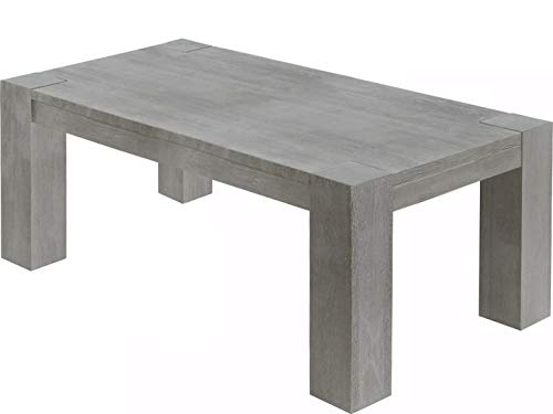 Domus Scandinavia Minnie Mesa de saln, Madera, Grau Gebürstet, 120 x 60 x 40 cm