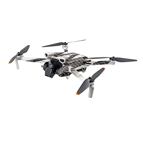 Image of MightySkins Carbon Fiber Skin Compatible with DJI Mini 3 - Artic Camo | Protective, Durable Textured Carbon Fiber Finish | Easy to Apply | Made in The USA
