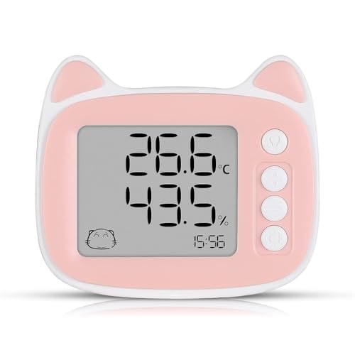 Lamantt �L�^ �����x�v �f�W�^�� ���v �����\�� ���� �o�b�N���C�g �ڊo�܂����v �����x �Ǌ|�� ���X�^���h �������x ���x�v �y�b�g �M���� �\�h �J�r�΍� �x�r�[���[�� �C���e���A (���F)