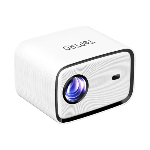 Image of TOPTRO Q5 Max Smart Projector 4K Ultra HD, [Best in The Segment] Android 12, HDMI ARC, 12000 Lumens, Auto Focus, 1G 32G, Native 1080p, WiFi BT YouTube Prime Hotstar 200 inch Max Portable Projector