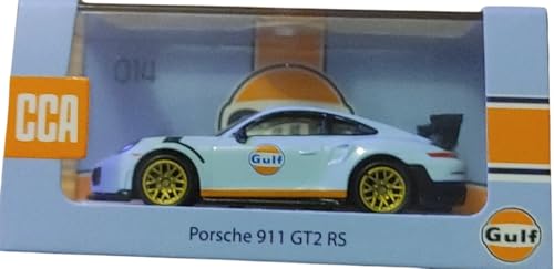 Image of CCA 1:64 Acrylic Gulf Porsche 911 GT2 RS Collection Cool Car Series 3+ Years (Blue)