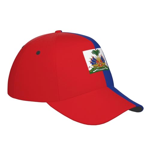 Gorra Trucker Haiti Flag Ajustable para Hombre y Mujer miniatura 3