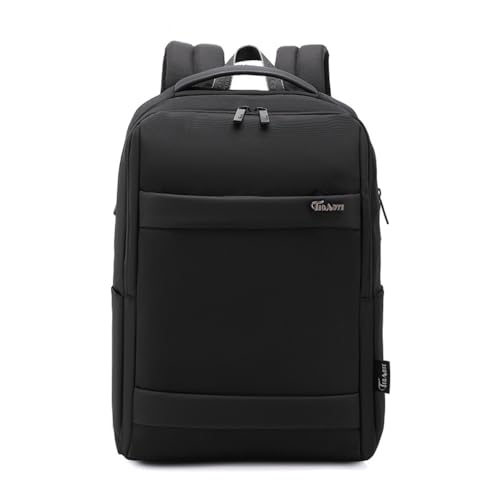 Sac à dos noir en tissu de haute qualité durable et finitions minimalistes épurées