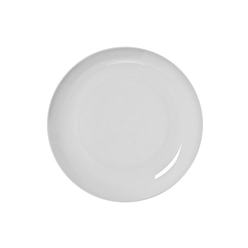 10 Strawberry Street Royal Coupe 8.625" Salad/Luncheon Plate, Set of 6, White