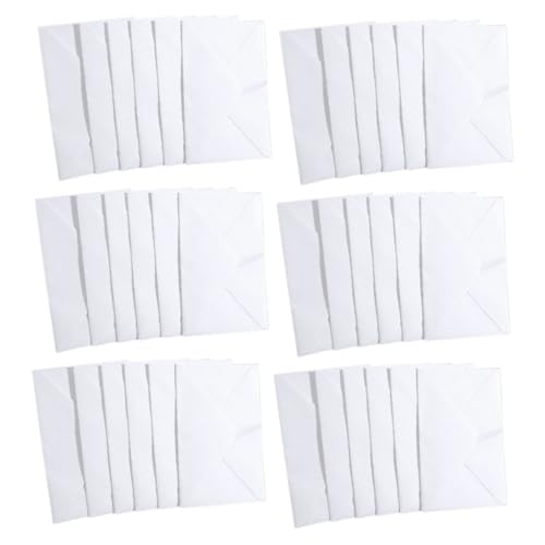 HYTROVE 50個白い封筒 手紙 招待状 カード 写真用 セルフシール式 結婚式 誕生日 ビジネス文書 運搬用