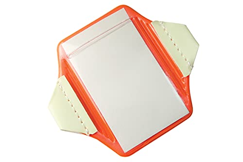 Arm Badge Holder, Reflective Orange With Glow-In-The-Dark Tabs And Adjustable Arm Band By Specialist Id, Sold Individually #TOP1