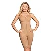 Leonisa-Womens-Full-Bodysuit-Slimming-Shaper Leonisa Women's Full Bodysuit Slimming Shaper, Natural tan, XXL