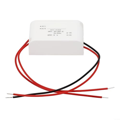 5W 1A AC-DC Power Supply for Electronics Converts 220V AC to Clean 5V DC Output With Full Protection Circuitry and Low Ripple Performance