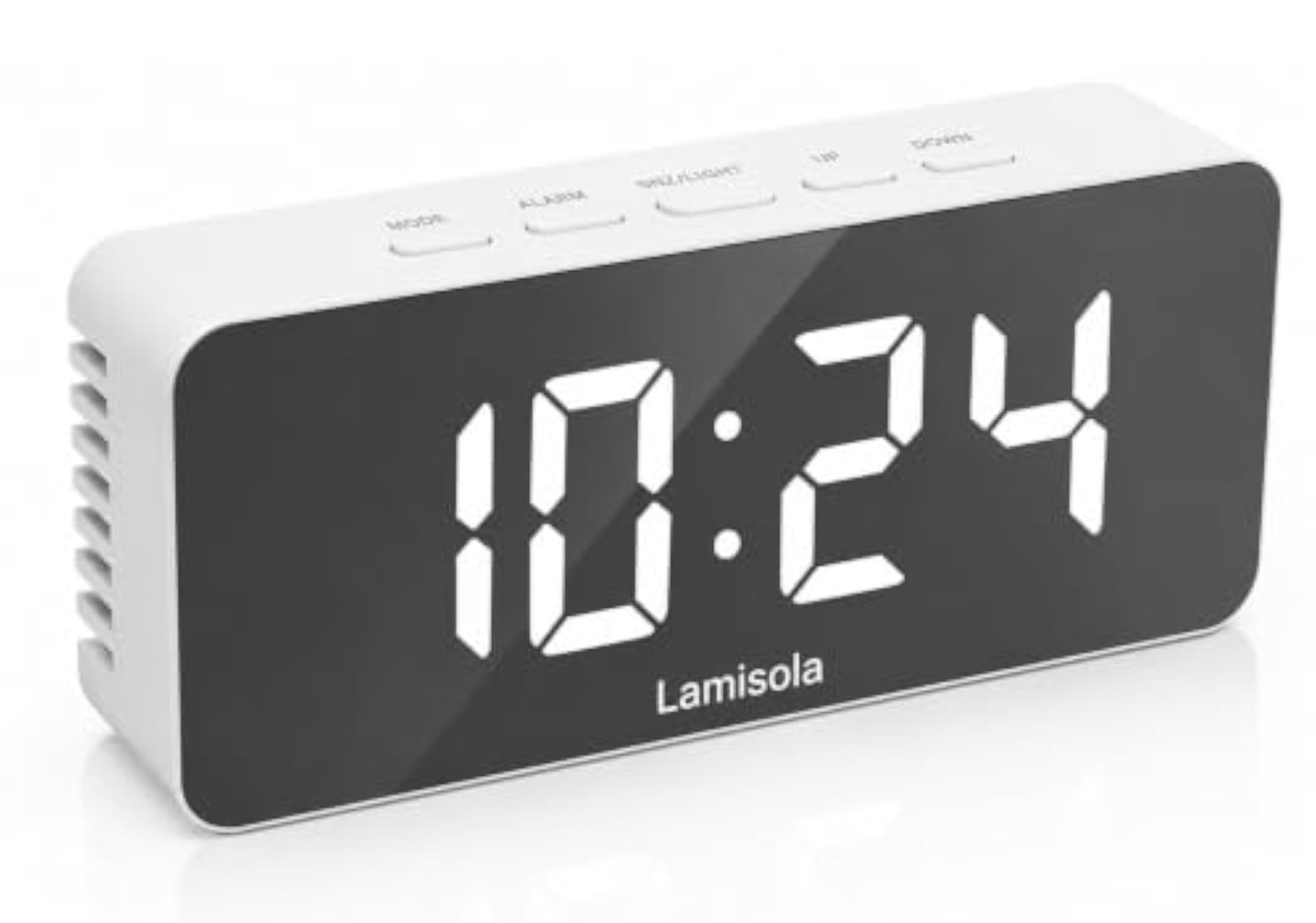Digital Alarm Clock for Heavy Sleepers with LED Display