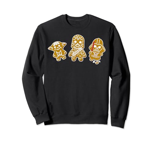 Sweatshirt Star Wars portrait pain d'épice : vêtement hiver geek style