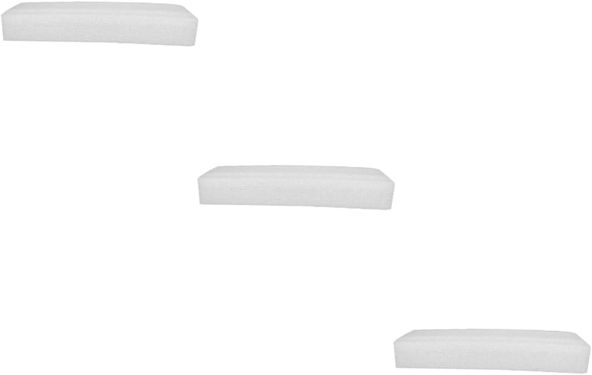 BESTonZON 3pcs Floral Foam Blocks for Flower Arrangements Multi-use Packing Foam Insert for Floral Art Lightweight and Practical for Weddings and Home Decor White Base