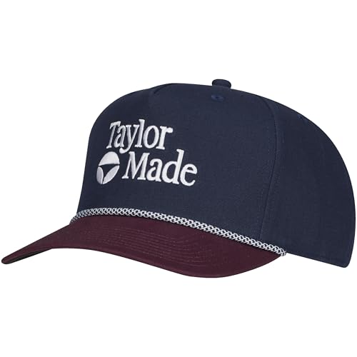 TaylorMade Golf 2026 A-Frame Stock Rope Hat Navy Adjustable