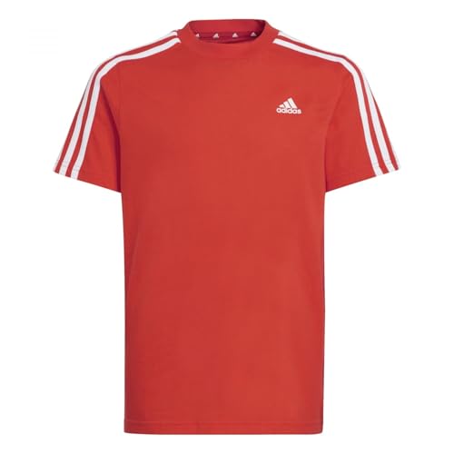 T-Shirt à Manches Courtes Adidas Essentials 3-Stripes Coton Mixte Enfant