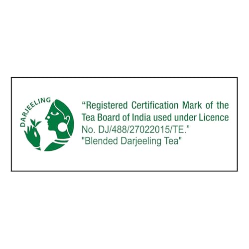 Image of Goodricke Roasted Darjeeling Tea Bags 25 Bags Pack of 1 | Original Long Leaf Chai | Flavoury Golden Orange Pekoe | Premium Black Tea | Rich Taste Flavor | Single Estate