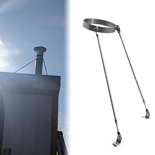 Kit de support de cheminée extensible 200mm de haute résistance extérieure - 2