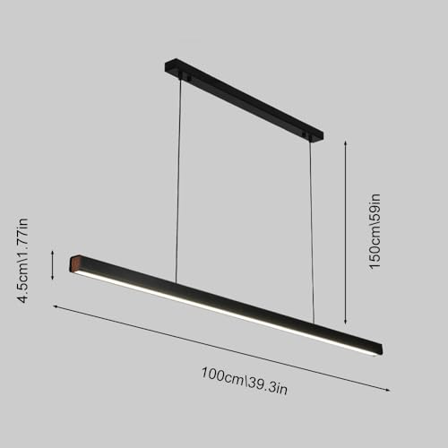 Accesorio de iluminación de isla de cocina con lámpara lineal LED 4