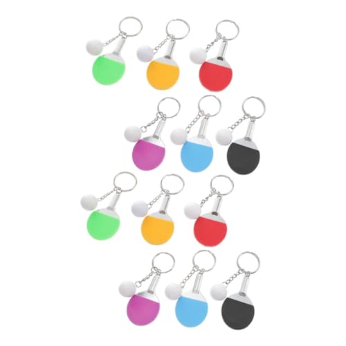 Porte-clés raquette de tennis de table accessoires décoration ping-pong mini miniatures