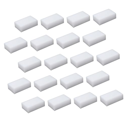 VERDANVERSE 20 Piezas Esponjas de Limpieza para Cocina y Hogar Esponja de Alta Absorción sin Rayas Borrador Multiusos para Platos Superficies y Paredes Blancas