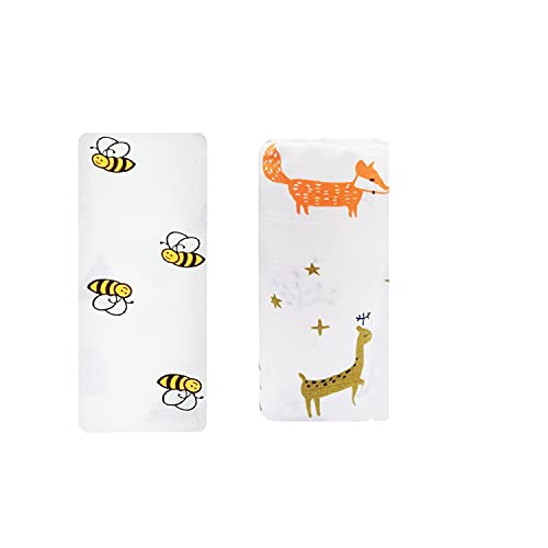 Image of swaddle blanket for adults 100% Pure Cotton Muslin Baby Swaddle Blanket, Swaddle for Newborn Baby Super Soft Cotton Receiving Wrapper Cloth, Stroller Cover-Pack of 2 with Size 120X100 CM - KIDO Love