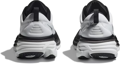 Image of HOKA Men's Bondi 8 Sneaker, White /Black, 8