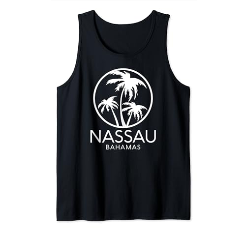 Nassau Bahamas Bahamas Retro Beach Vacation Trip Souvenir Camiseta sin Mangas