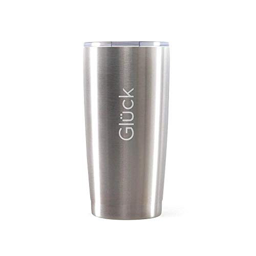 Copo Térmico para Cerveja Lucky 591ml Inox Silver Gluck