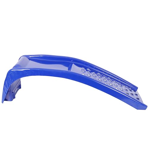 Rampas para automóvil de 8000 libras de capacidad, rampas pesadas de acero sólido para mantenimiento de camiones, SUV y automóviles, cambio de aceite, paquete de 2, azul miniatura 4