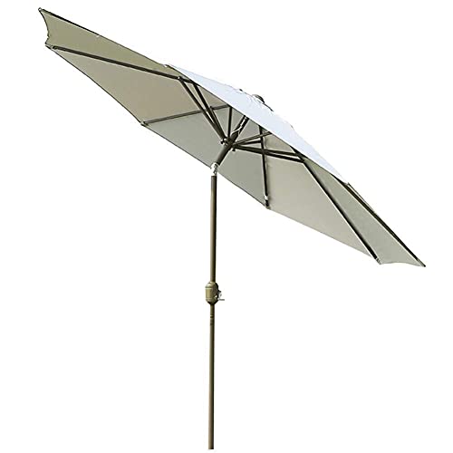 Parasol inclinable 2,7m en aluminium de qualité supérieure pour une ombre sur mesure