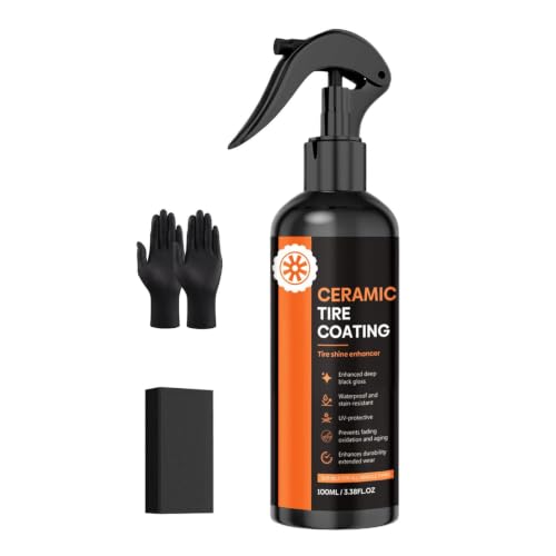 Recubrimiento cerámico para llantas de coche y spray abrillantador de neumáticos 100ml