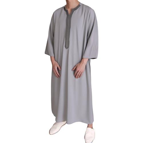 Caftan pour homme traditionnel et élégant col en V