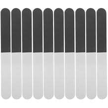 Scicalife 10pcs Nail Files Double Sided 3 Way Emery Board Nail Buffering Files Professional Care Manicure Tools for Natural Acrylic Fake Nails Home and Salon