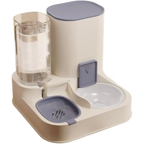 Sailozai 自動給餌・給水機 ペット用ウォーターファウンテン 給水器 猫用ウォーターディスペンサー (ブルー,セラミックモデル)